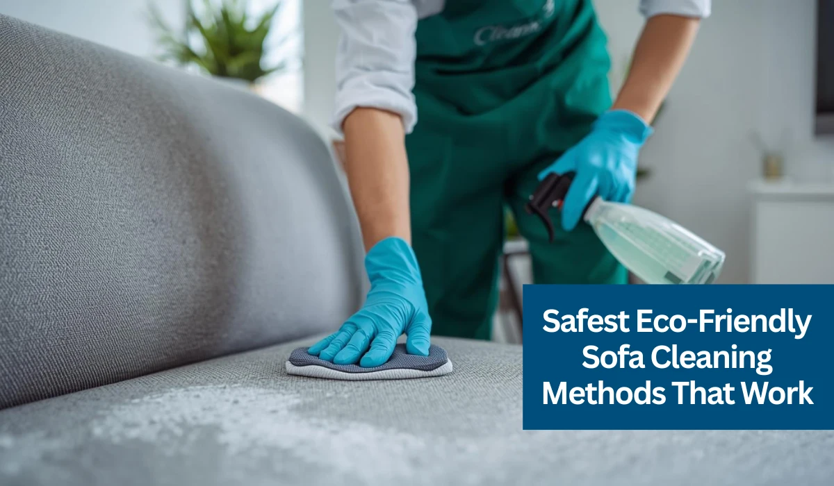 Image showcasing Safest Eco-Friendly Sofa Cleaning Methods That Work