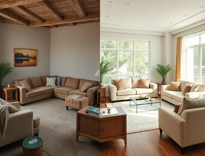 Lounge Suite Deep Before After